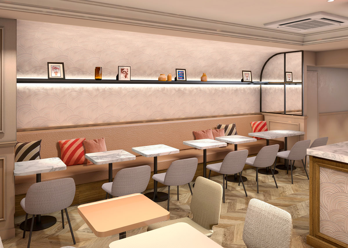 ELLE café 店内イメージ